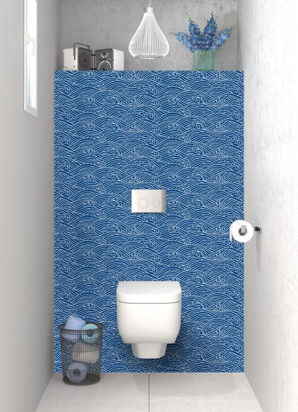 Panneau WC Osaka couleur Bleu électrique